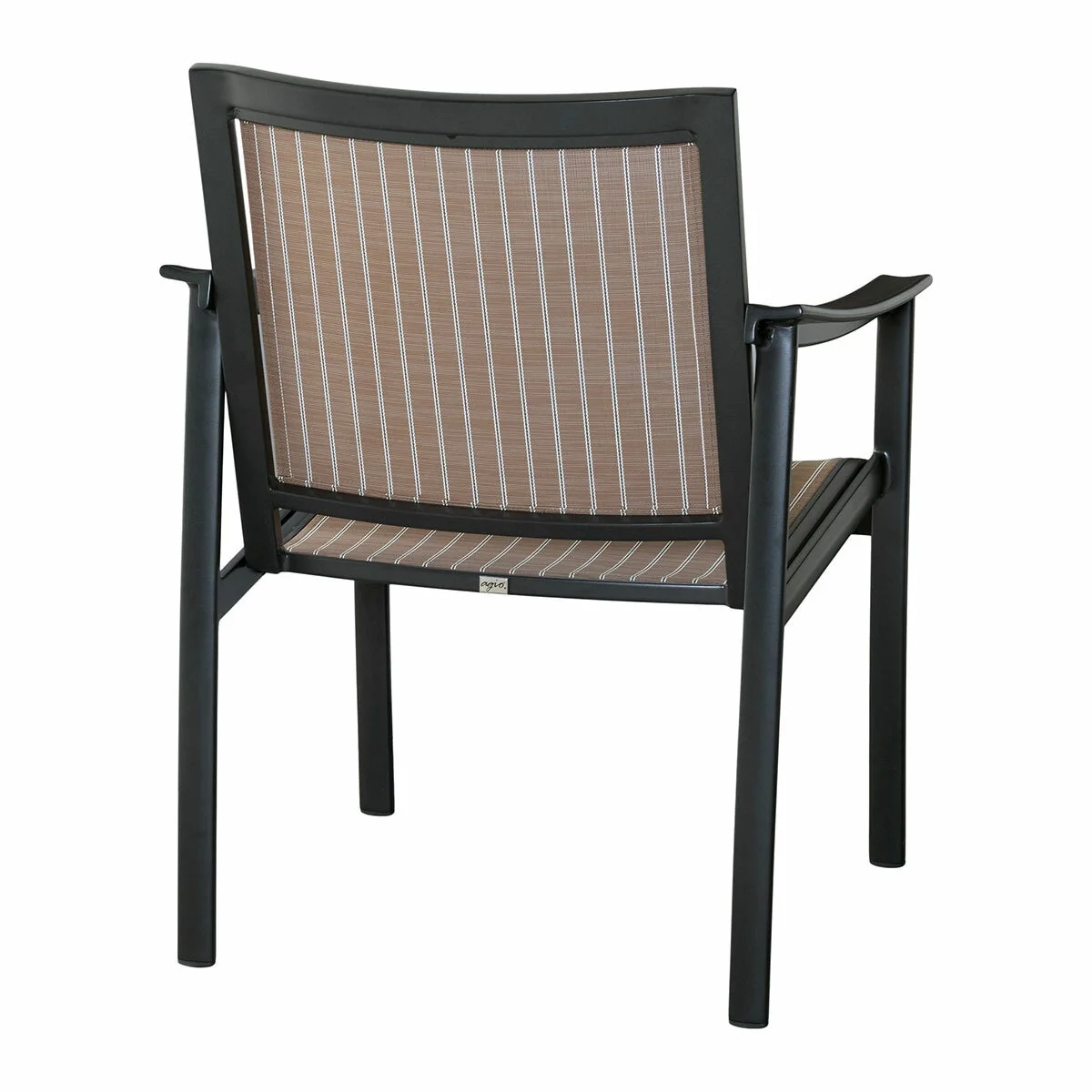 Agio Stinsley Bistro Set 3 Piece Black Aluminium Sintered Stone Durable - Image 7