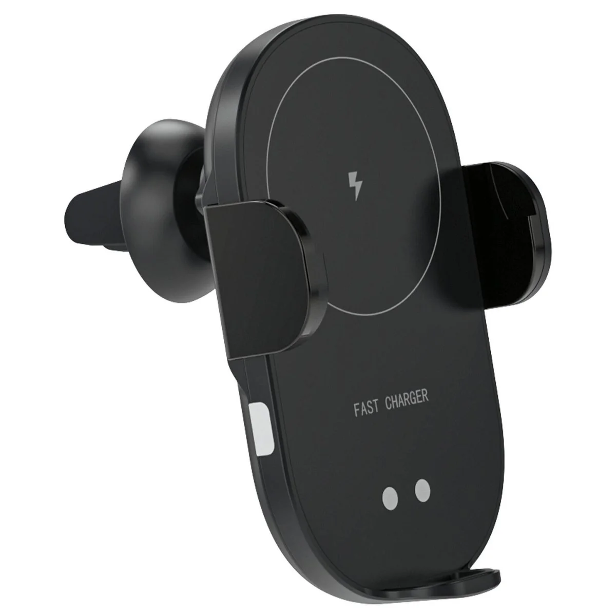 Antsig 15W Wireless Car Charger - Automatic One-Hand Operation - Vent & Suction Mount - 110mm x 50mm x 70mm