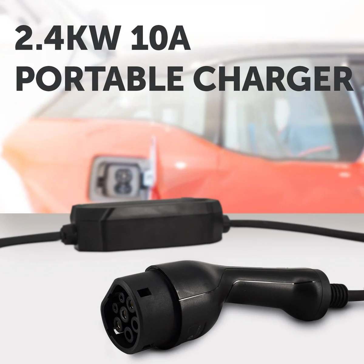Arlec IP65 2.4kW Type 2 Connector EV Portable Charger 7m Cable - Black - Image 3