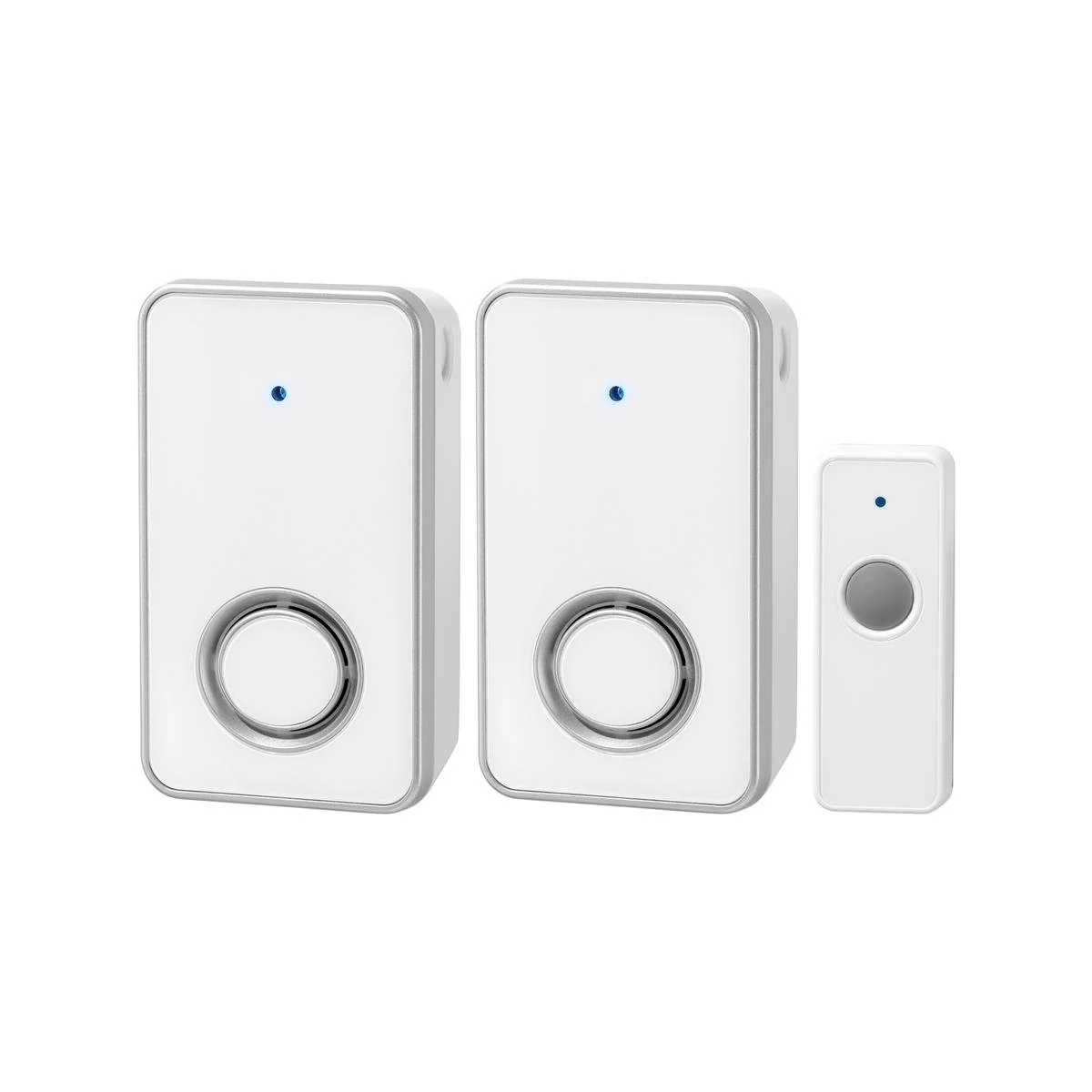 Arlec Wireless Door Chime 2 Pack - 80m Range - White - 38 Tones