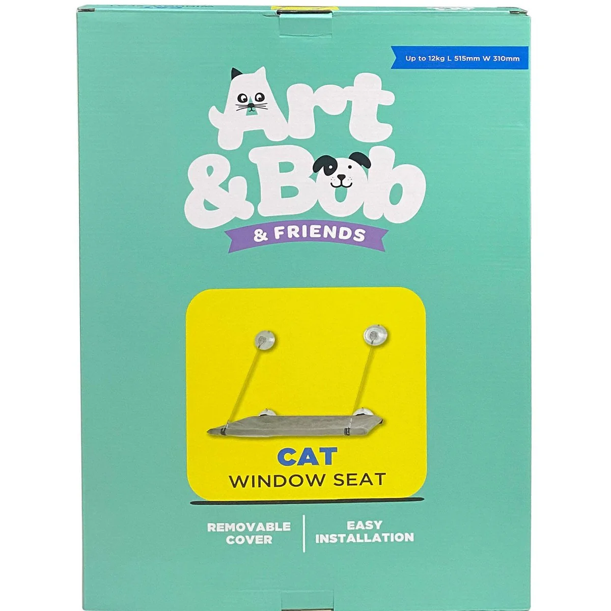 Art Bob Cat Seat Window 310x510mm - Comfortable Resting Place - Easy Installation - Image 3