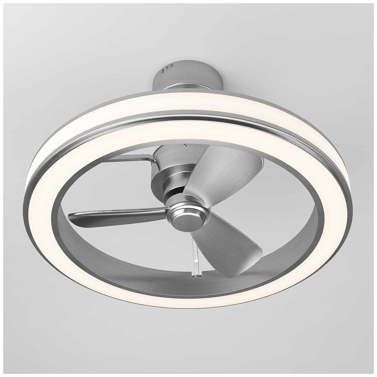Artika Quiet Edwin LED Ceiling Fan With Remote FAN-SUR-C6SL Brushed Nickel - Image 4