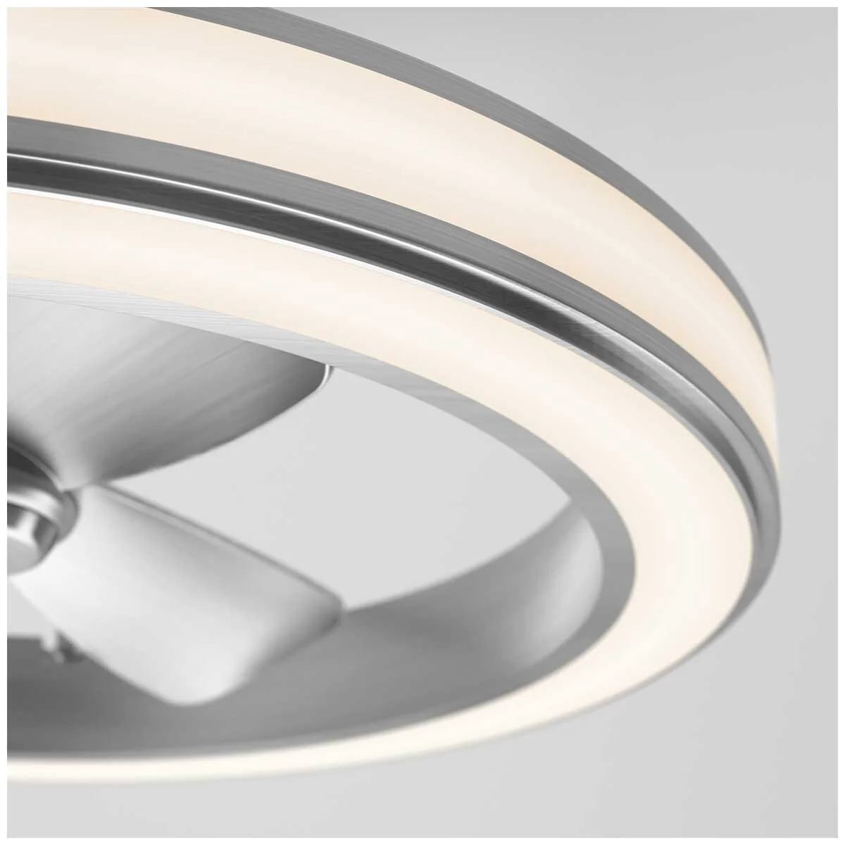 Artika Quiet Edwin LED Ceiling Fan With Remote FAN-SUR-C6SL Brushed Nickel - Image 5