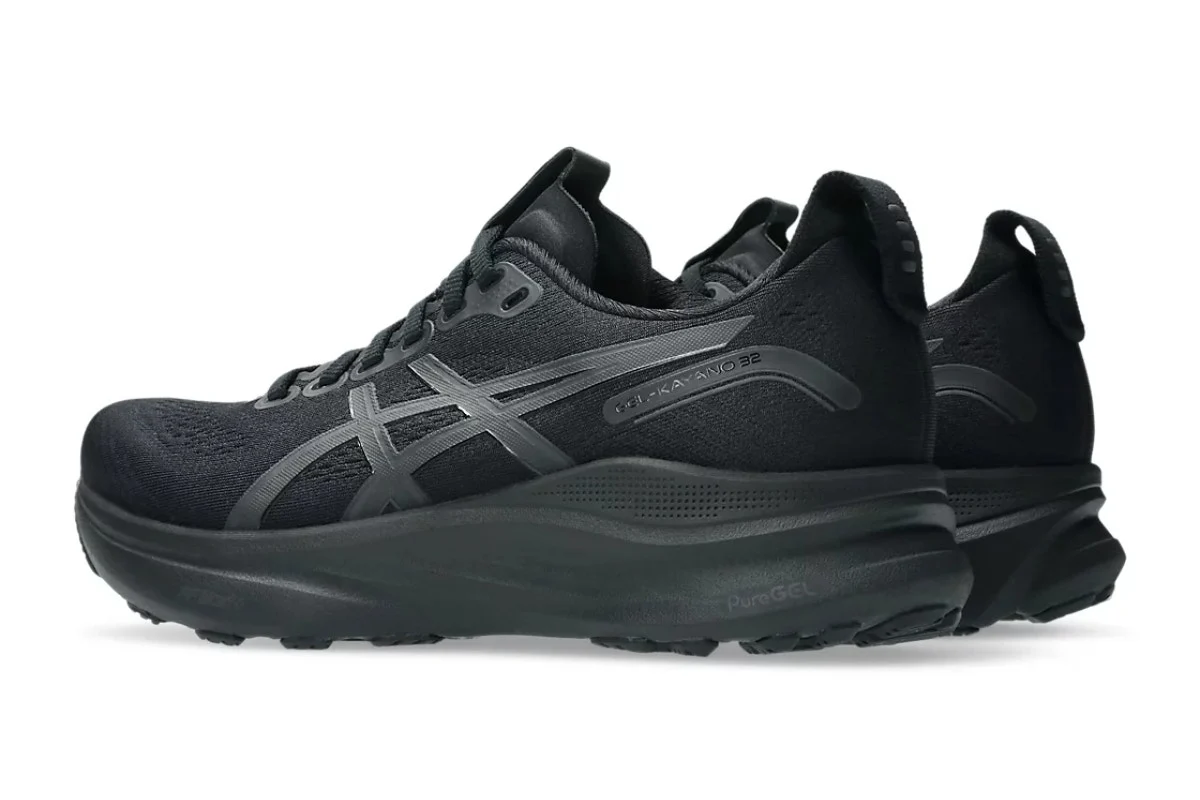 ASICS Women's Gel-Kayano 32 Running Shoes Black/Graphite Grey - Image 5