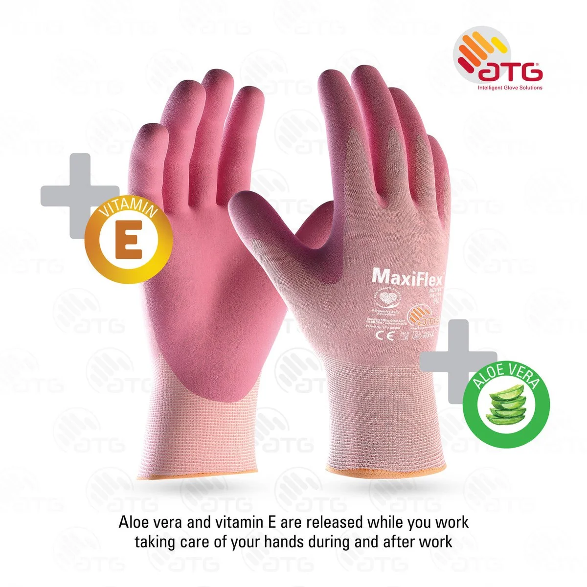 ATG Medium Maxiflex Active Glove - Precision Handling - 100mm x 240mm - Durable - Image 3