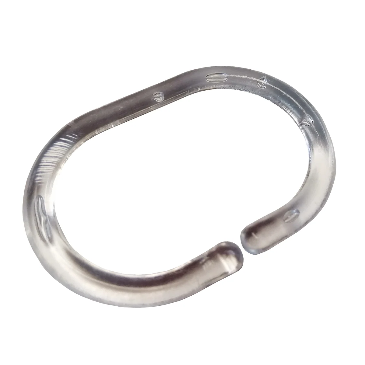 Barelli Shower Curtain Rings - 24 Pack - Clear - Easy Installation