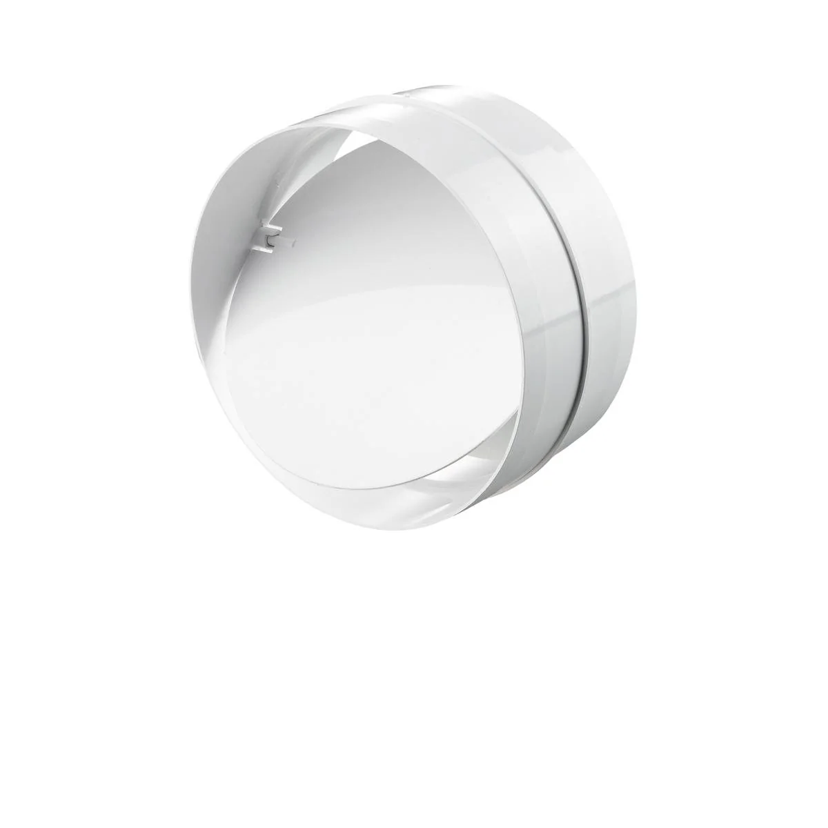 Blauberg Inline Backdraft Damper - 125mm - ABS Plastic - DIY