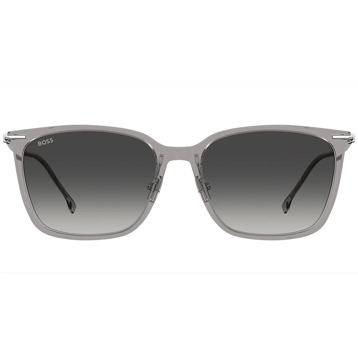 Hugo Boss Stylish Square Polarised Sunglasses 1689/F/SK Grey Acetate - Image 2