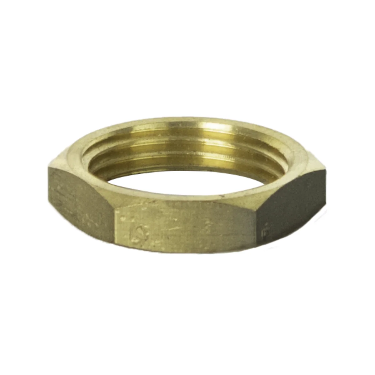 Brasshards Threaded Back Nut - 15mm - Brass - WaterMark Approved
