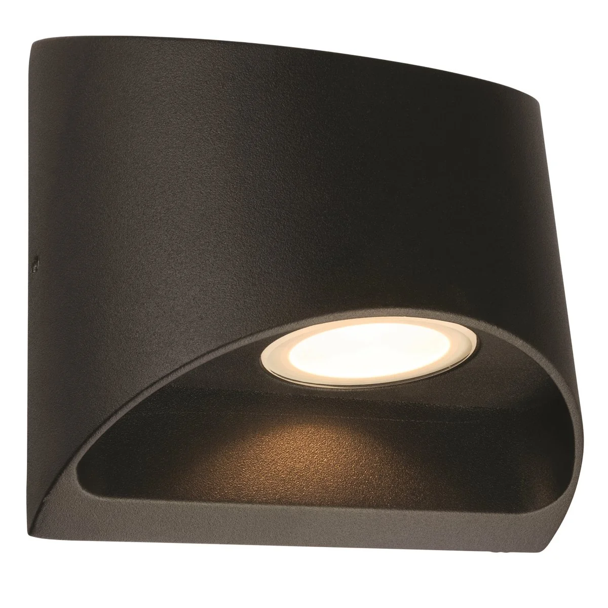 Brilliant 8W Black Binley Up Down Wall Light - Energy-Efficient Design - Image 3