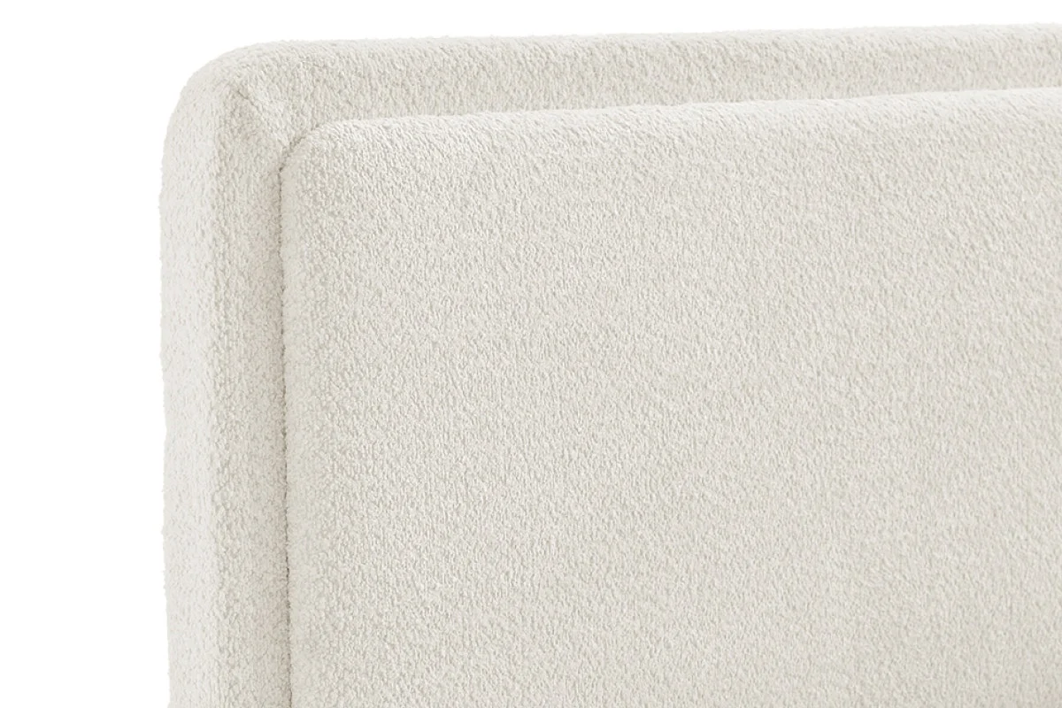 Brosa Havenne Boucle Bed Frame Cream Queen - Image 6
