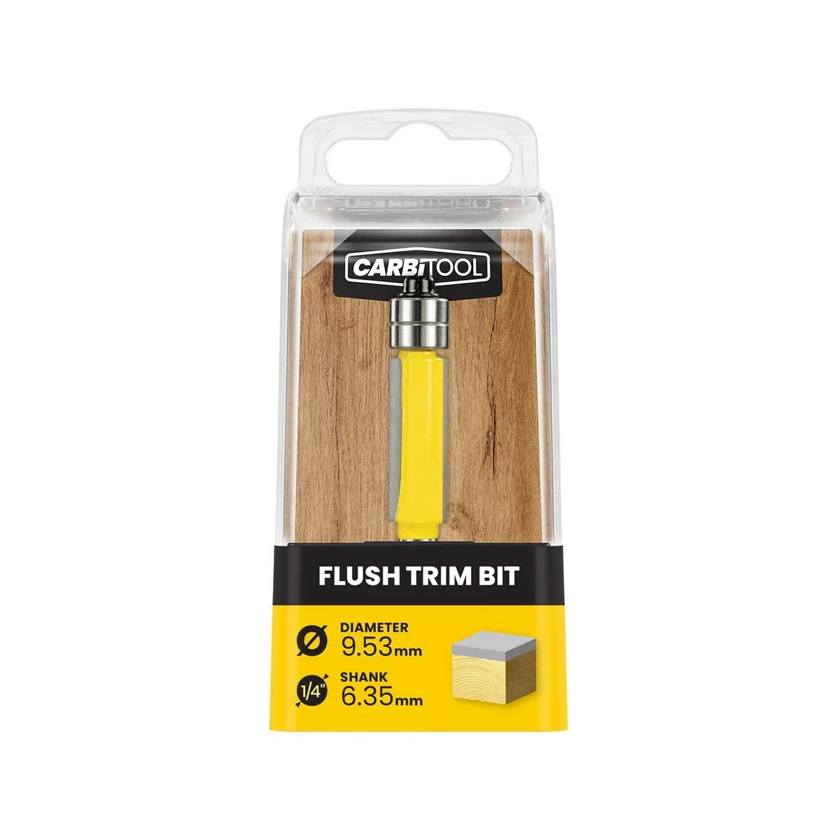 Carbitool 9 Tct Flush Trim Router Bit 53mm - Solid Carbide - Durable