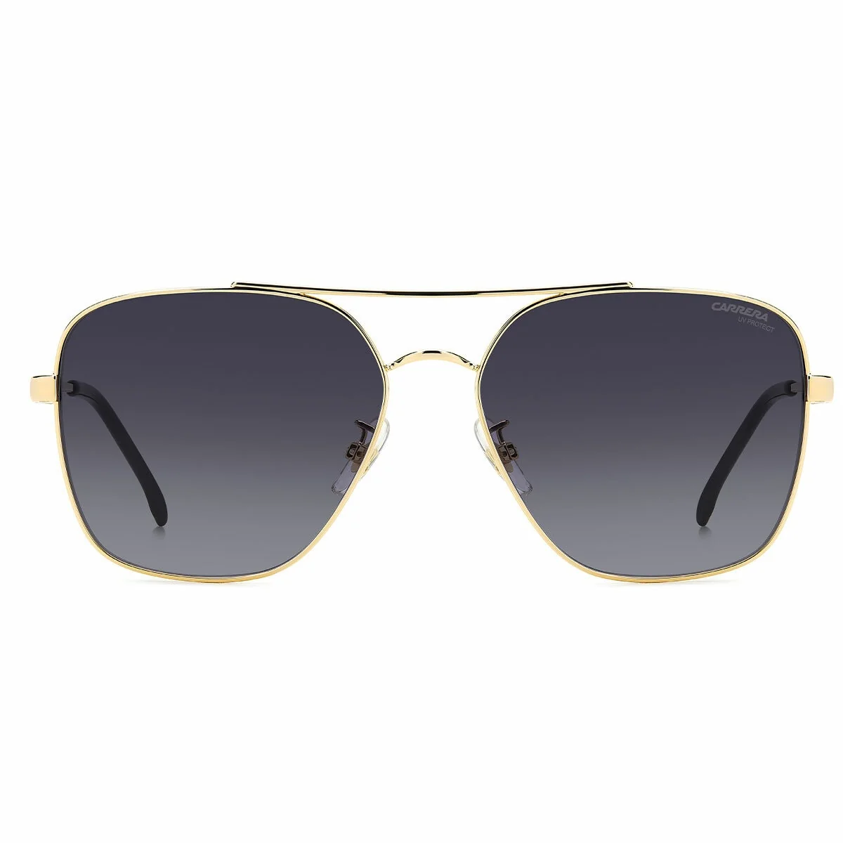 Carrera 3019/S J5G Women's Sunglasses 60mm Gold Metal Square Dark Grey - Image 2
