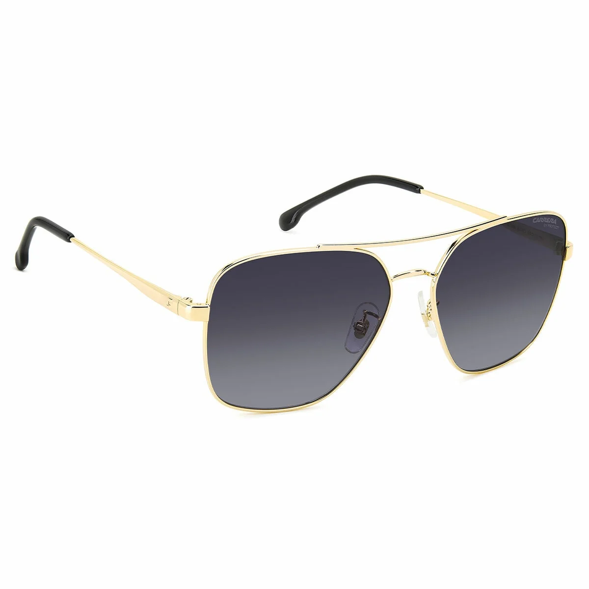 Carrera 3019/S J5G Women's Sunglasses 60mm Gold Metal Square Dark Grey - Image 3
