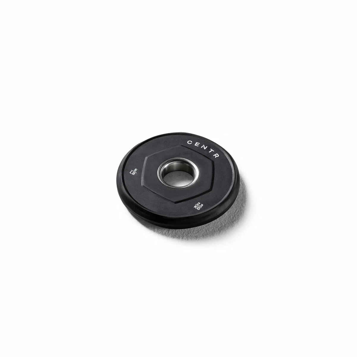 Centr 136kg Rubber Olympic Weight Set with Bar 2.13m Black Chrome Plates and Locking Collars - Image 12