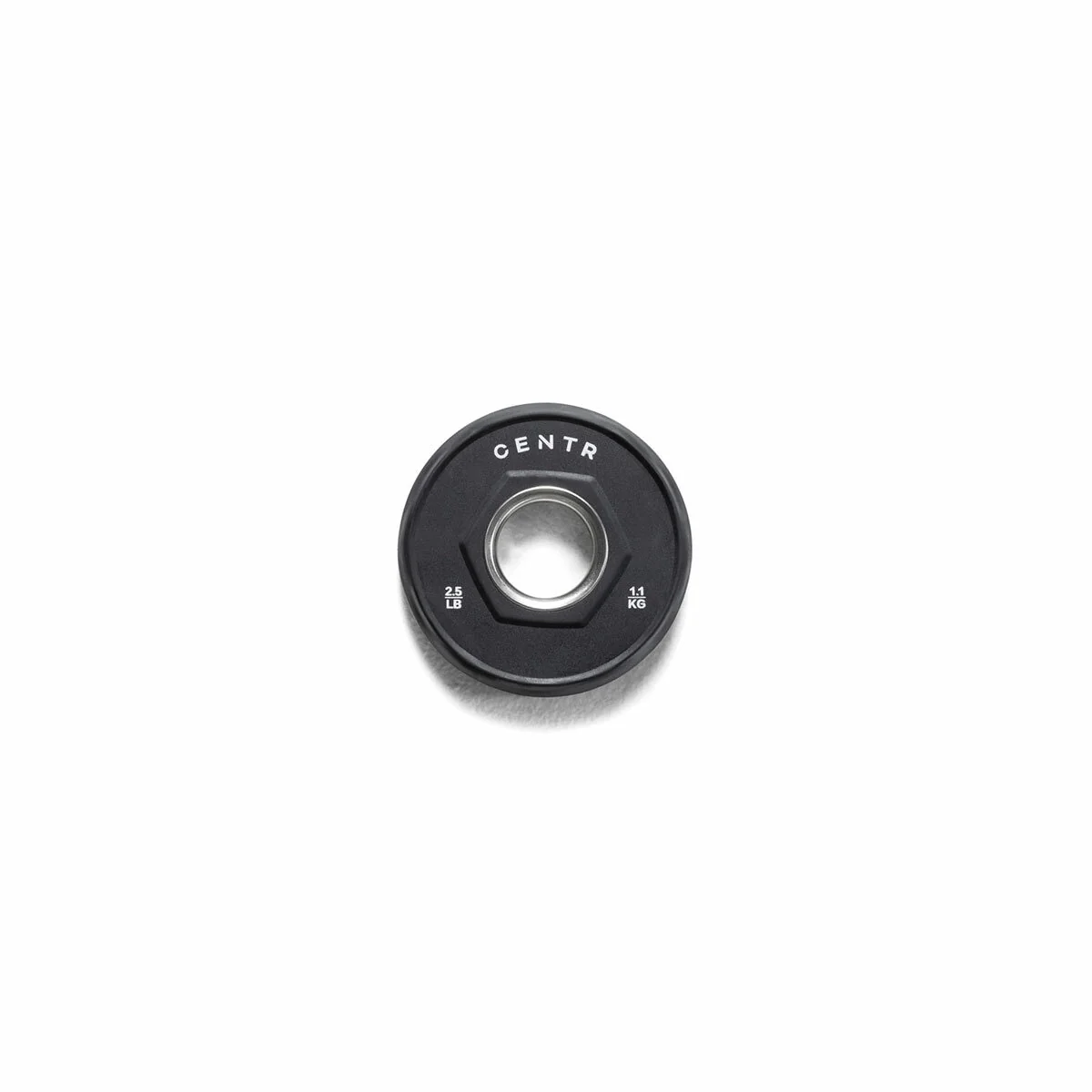 Centr 136kg Rubber Olympic Weight Set with Bar 2.13m Black Chrome Plates and Locking Collars - Image 7