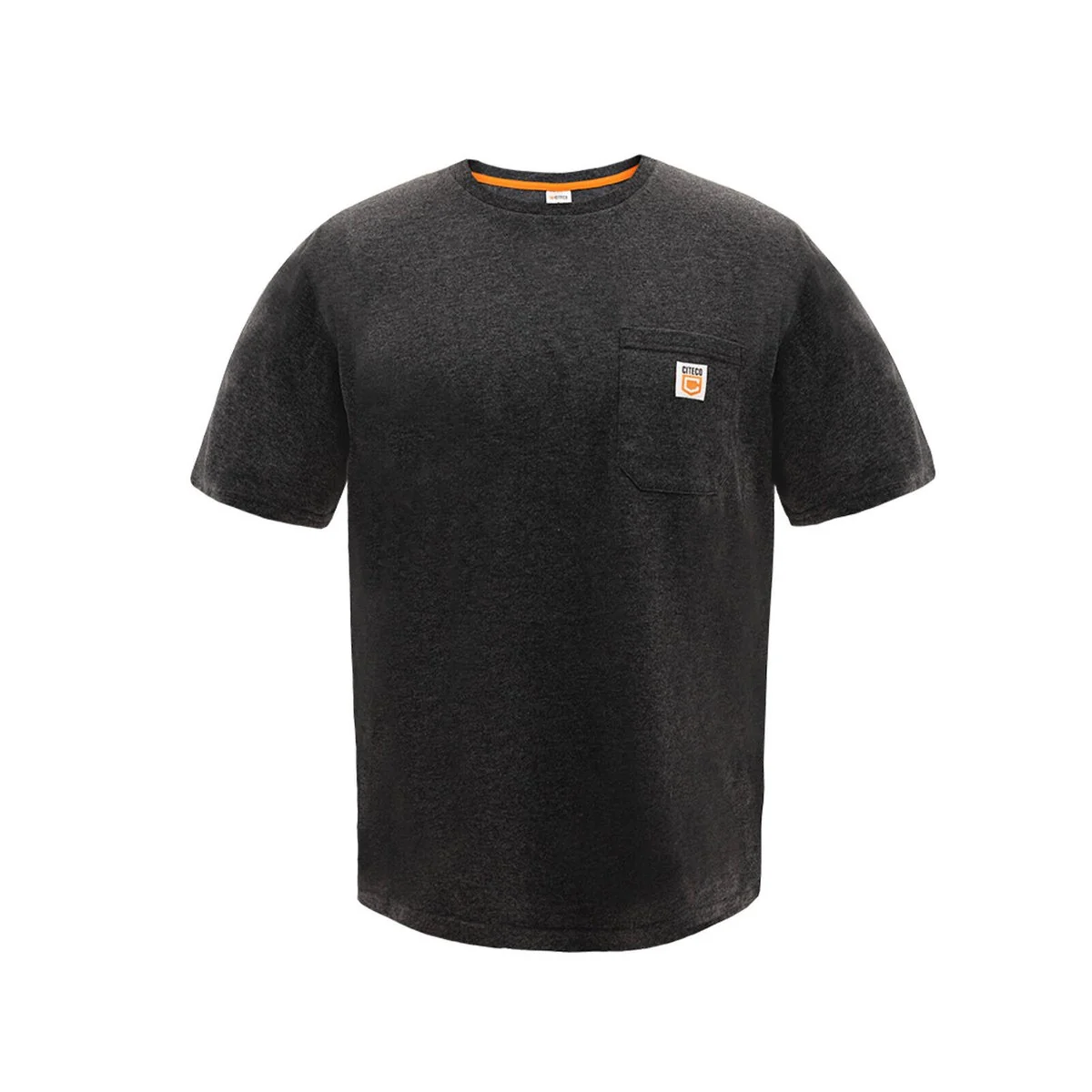 Citeco Charcoal Marle Tee - Men's T-Shirt Medium - UPF 50+ Protection