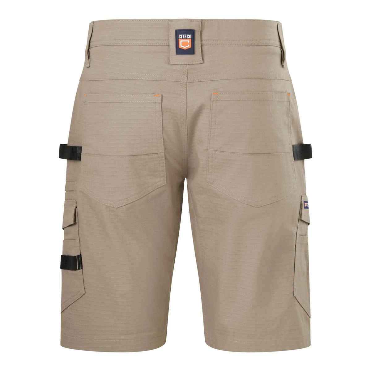 Citeco Size 102r Khaki Mid Shorts Ripstop Cargo - 1 Pair - UPF 50+ Protection - Image 3