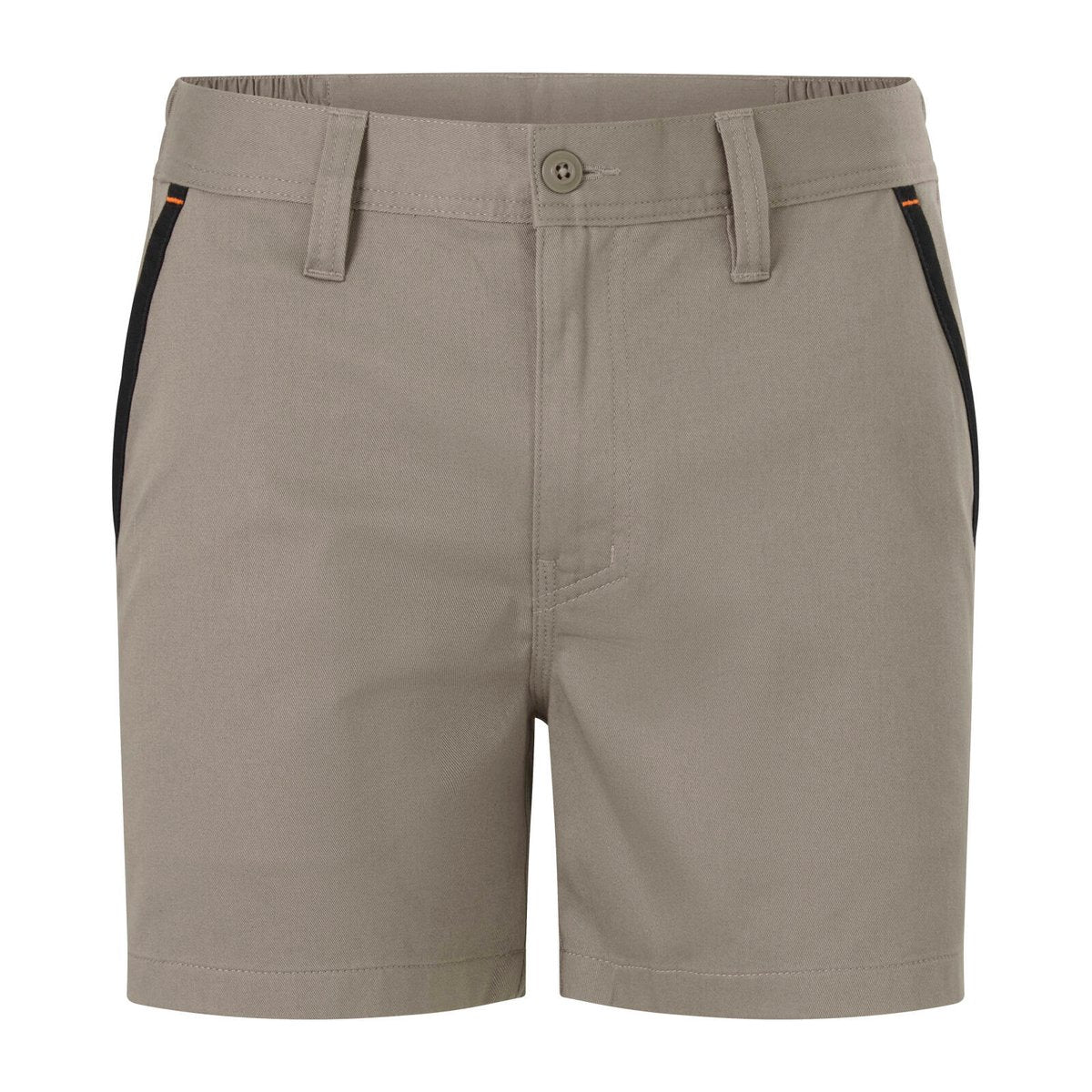 Citeco Size 107r Khaki Short Shorts - Cotton Stretch - Slim Fit - UPF 50+