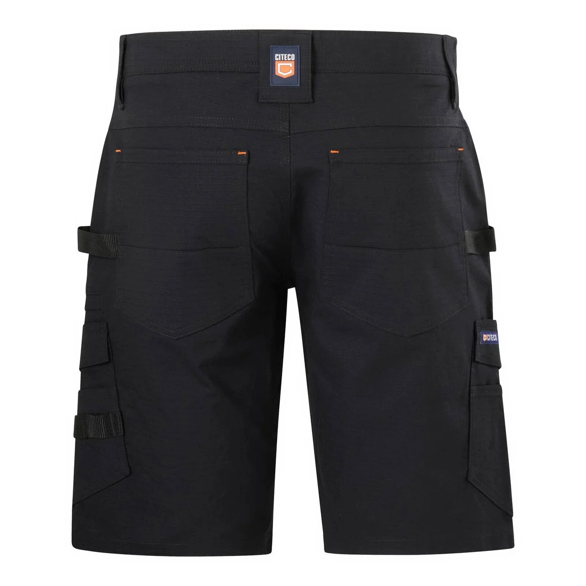 Citeco Size 92r Black Mid Shorts Ripstop Cargo - Durable - UPF 50+ Protection - Image 3