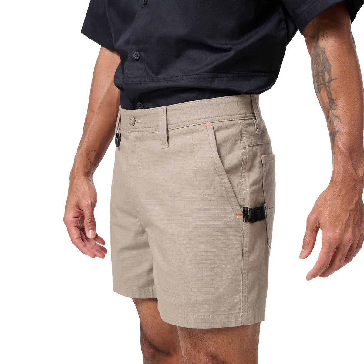 Citeco Size 97R Khaki Short Shorts Ripstop - Lightweight - UPF 50+ - Image 3