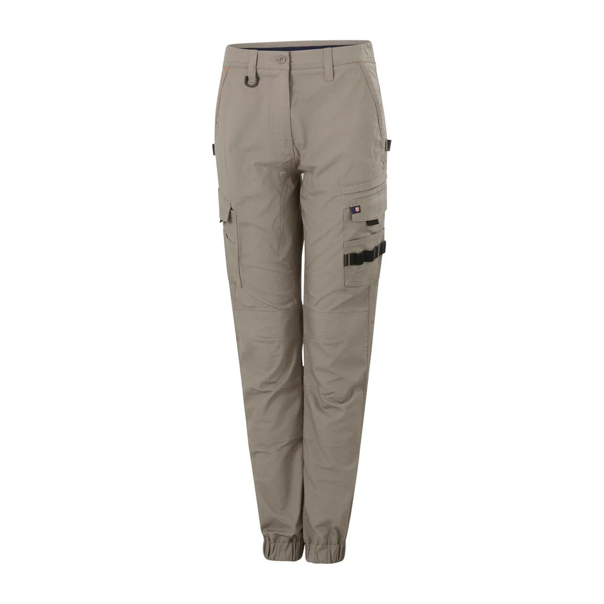 Citeco Womens Cuffed Cargo Ripstop Pant Size 16 - Khaki - UPF 50+ Protection - Image 2