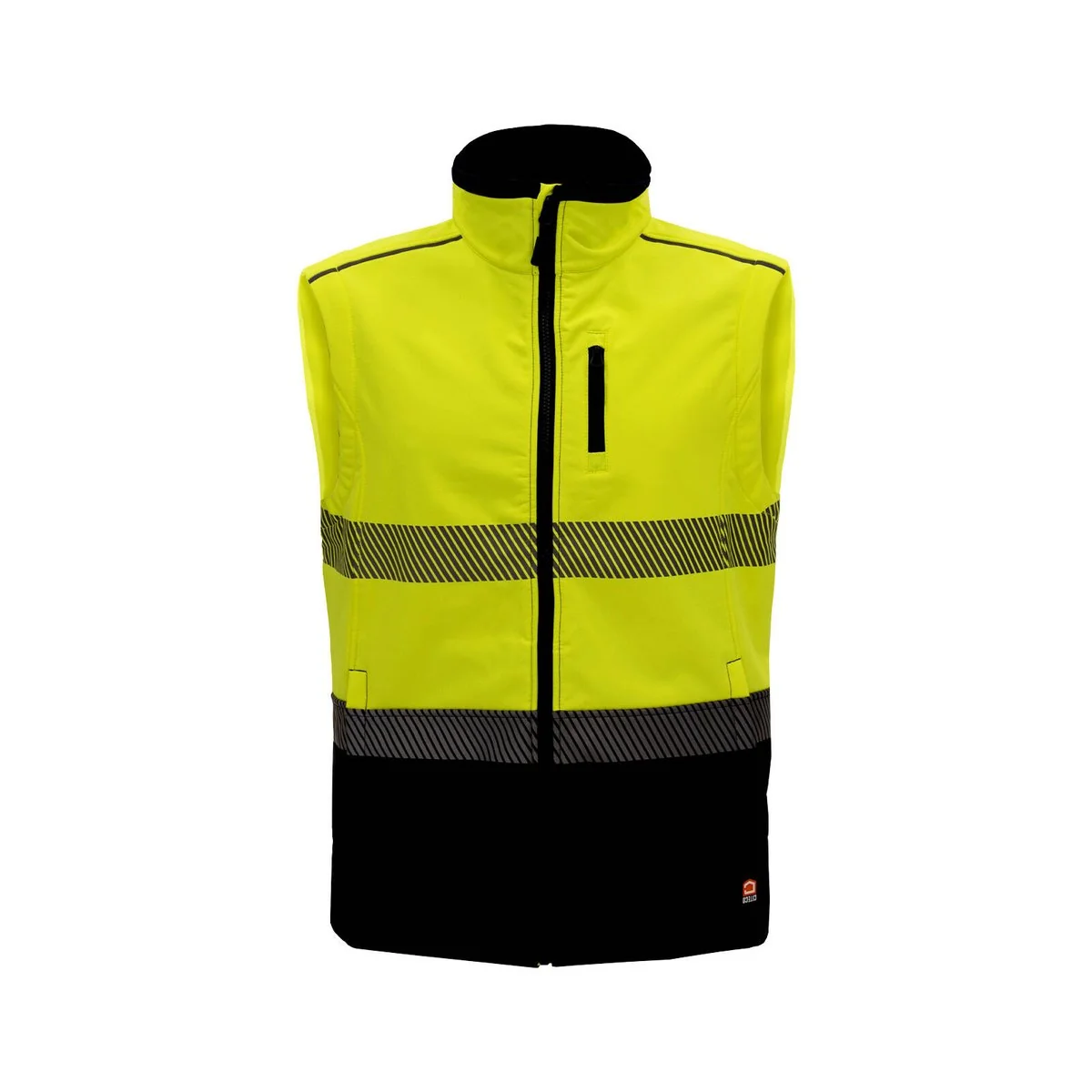Citeco Yellow Hi Vis Soft Shell Vest XL - Reflective - Fleece Lined