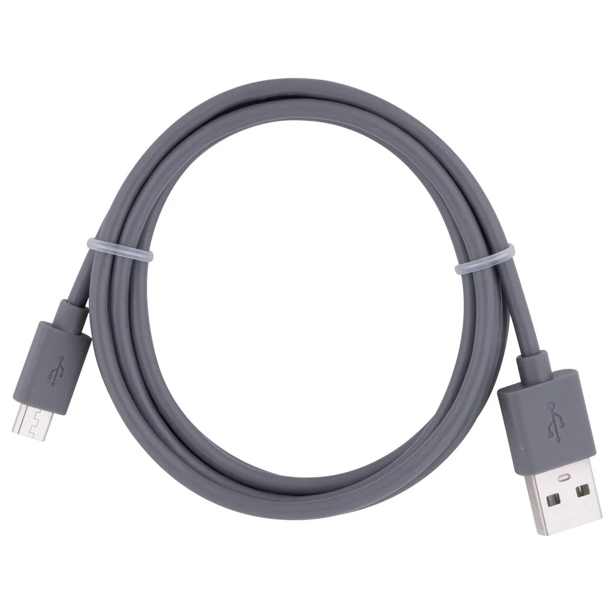 Click 1 Micro USB Cable - 2m - Black - Durable - Charging & Data Transfer