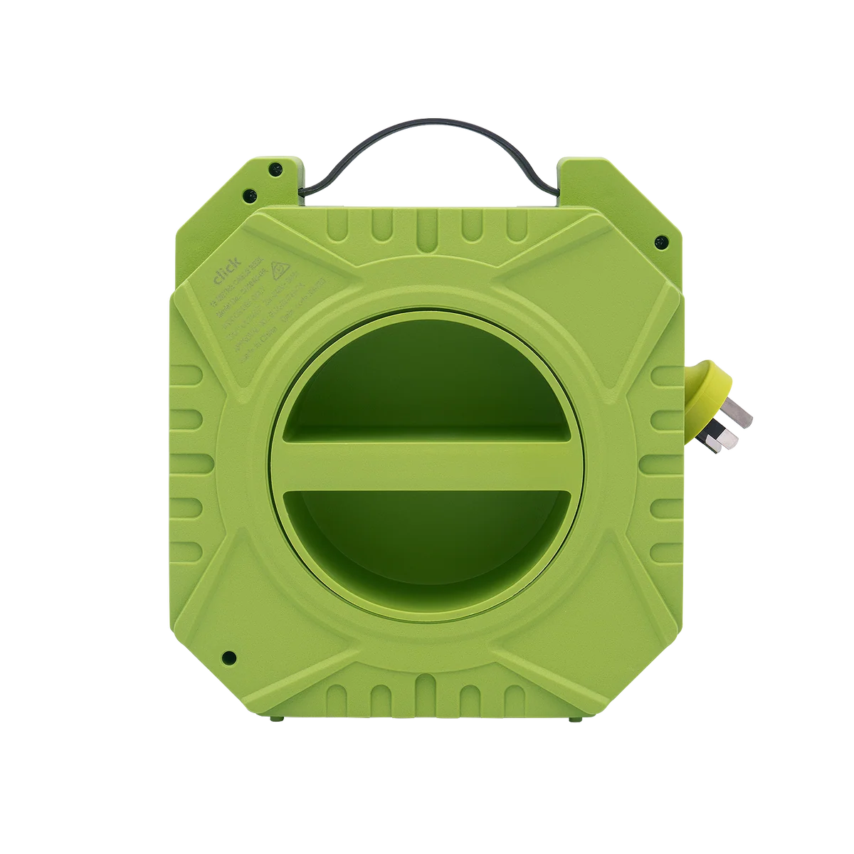 Click 15m Domestic 4 Outlet Cable Reel - Green and Grey - Safety Features - Image 3