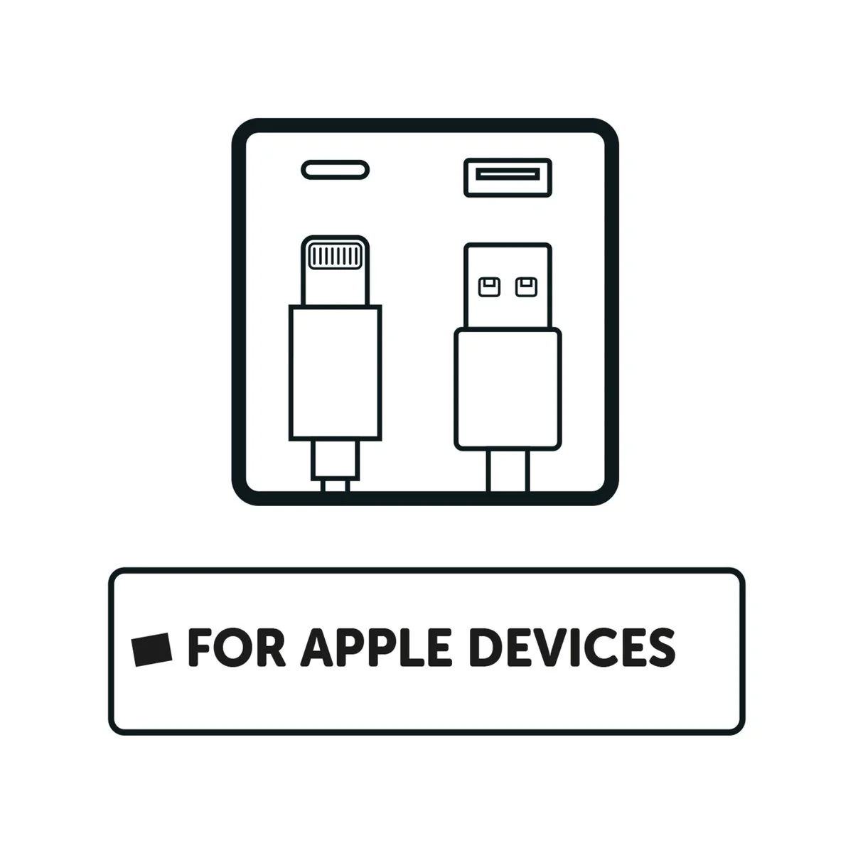 Click 2m Lightning to USB A Cable - Durable Charging & Data Transfer - Image 2