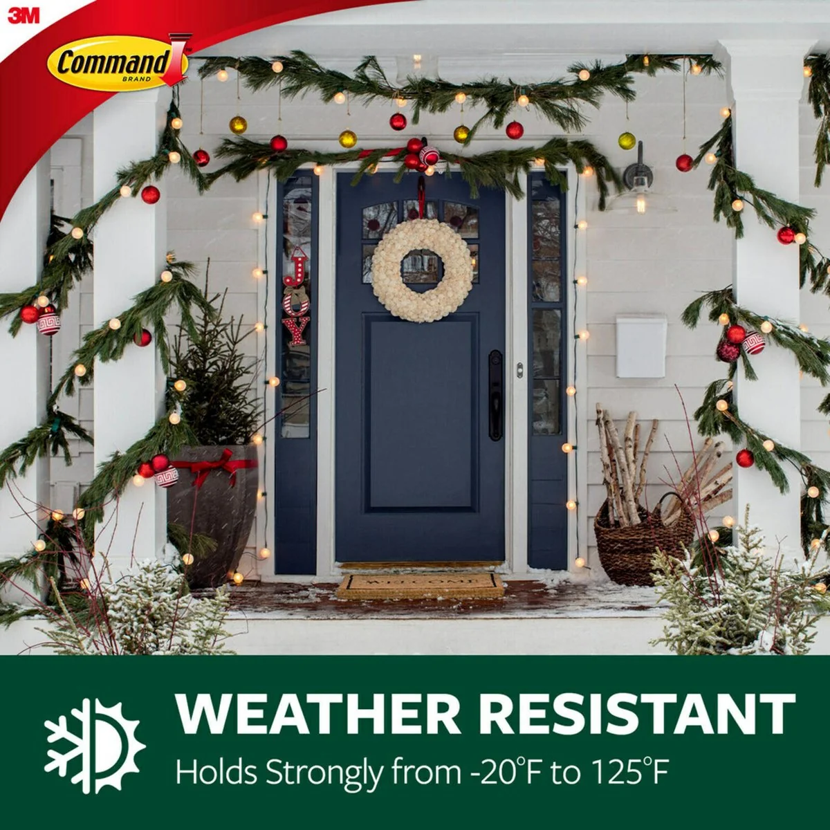 Command Outdoor Large Clear Window Hook - 1 Pack - Holds 4 lbs - Weather Resistant - Image 2