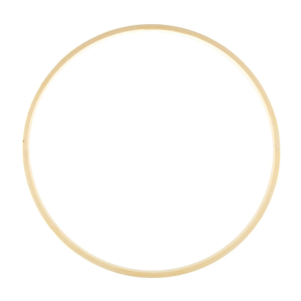 Crafted Bamboo Ring - 9 Inch - 229mm - Lightweight - Versatile for Crafts - Image 2
