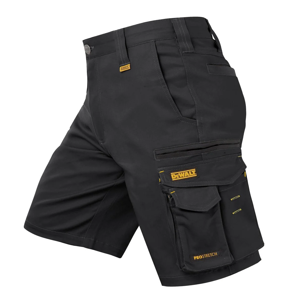 Dewalt Black Bennington Prostretch Shorts Size 36 - Flexible Fit - Durable