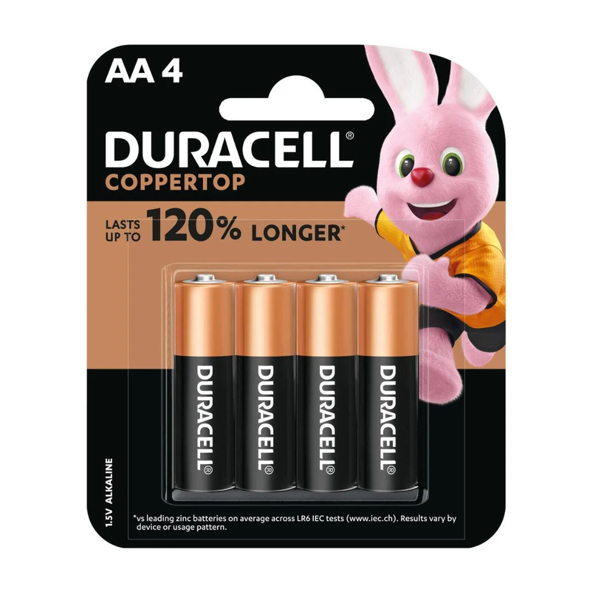 Duracell Coppertop Batteries - AA - Alkaline - Long Lasting Power