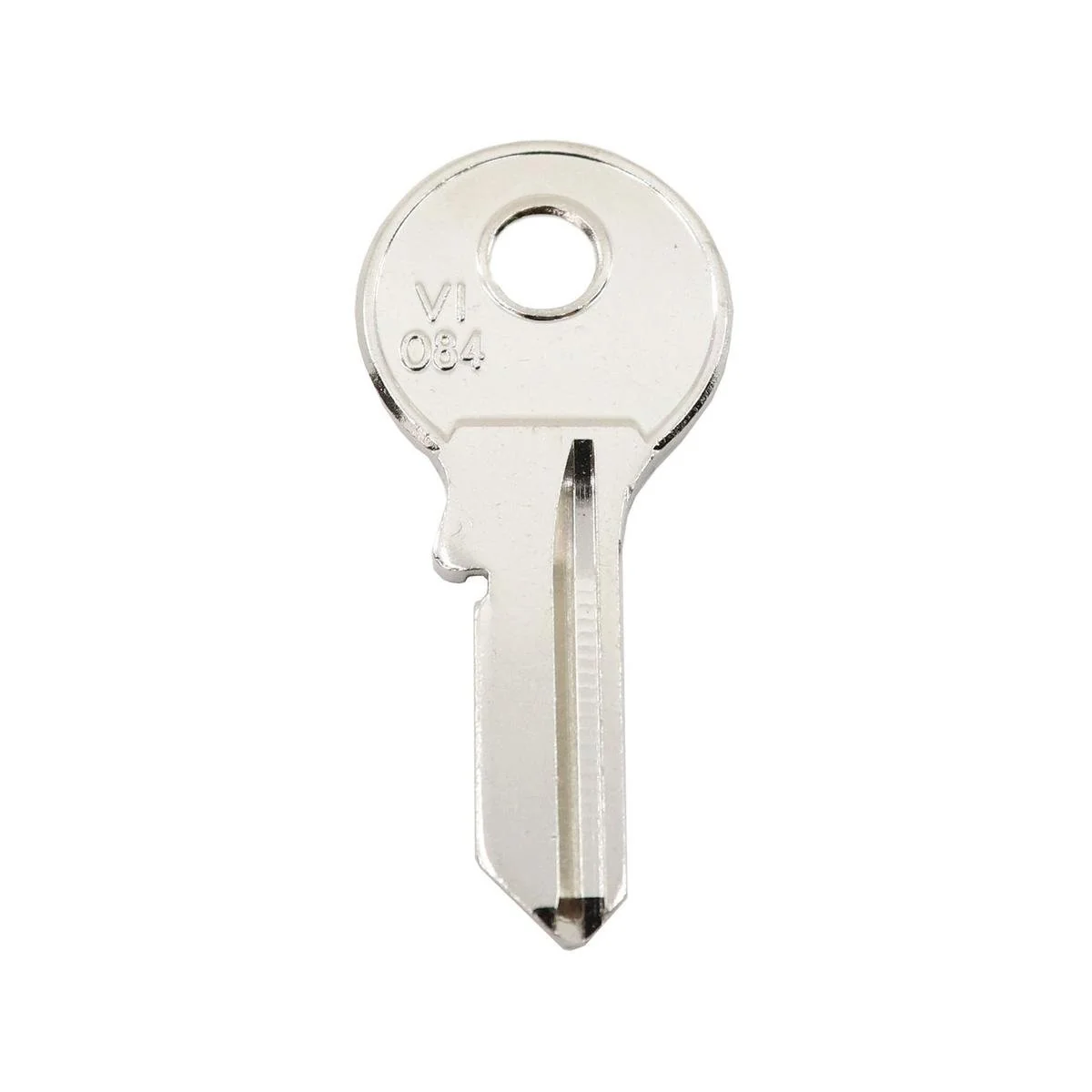 Ehi vi084 Silver Blank Key - Nickel Plated Brass - Key Duplication Solution