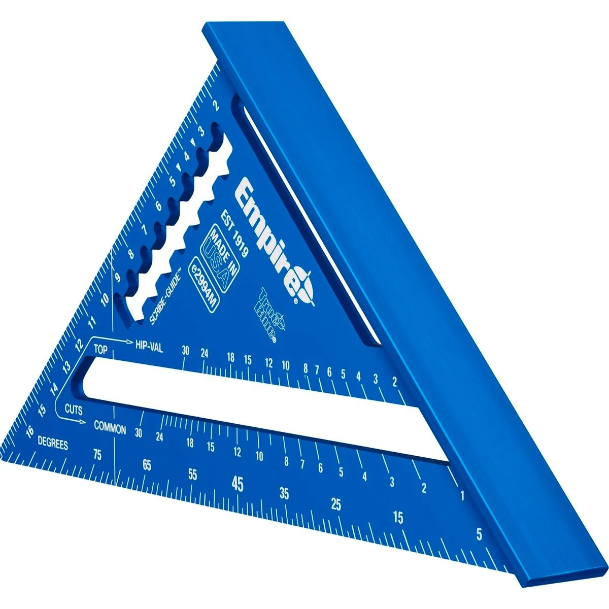 Empire 180mm Laser Etcher Rafter Square - True Blue - Metric