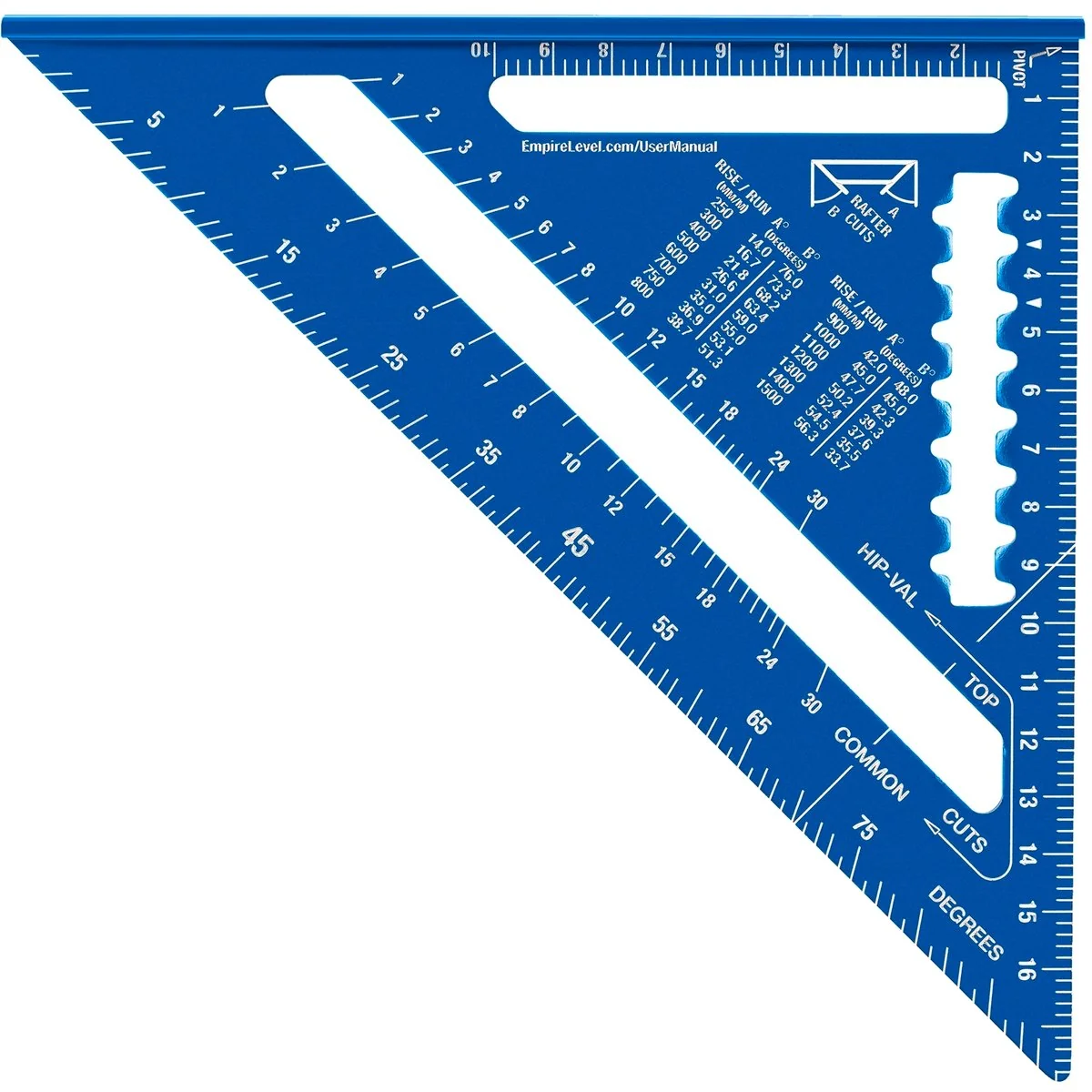 Empire 180mm Laser Etcher Rafter Square - True Blue - Metric - Image 4
