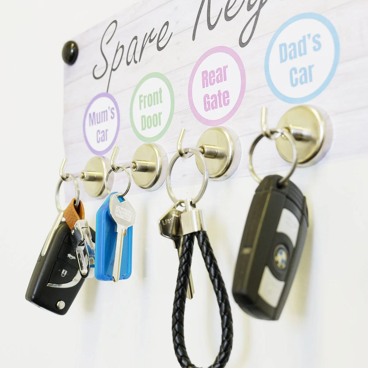 Everhang Silver Magnetic Hook 4 Pack - 35mm - Versatile Hanging Solution - Image 4