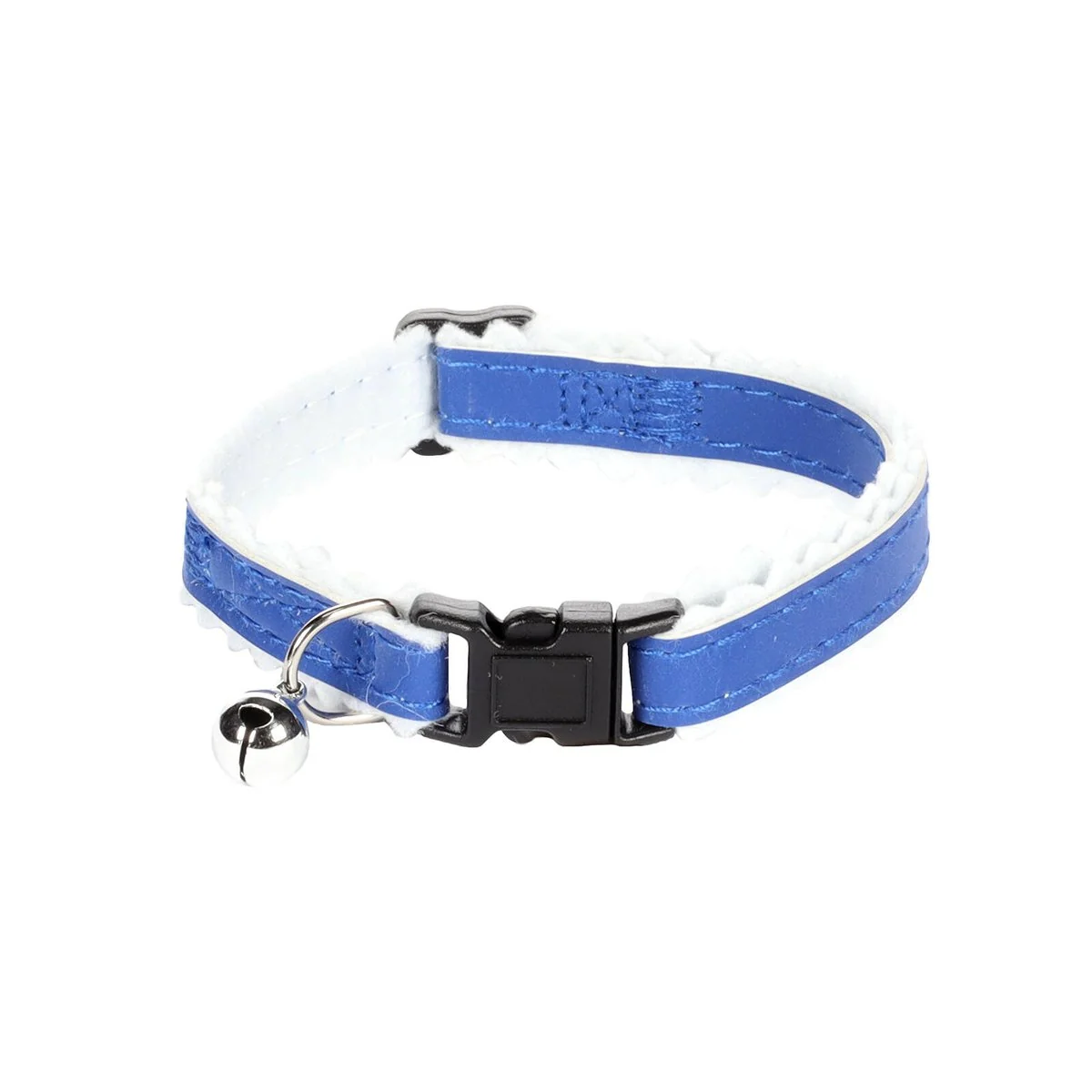 Flamingo Cat Collar - Lined Bright Ziggi - 30cm - 5 Assorted Colours - Adjustable Safety Buckle - Image 5