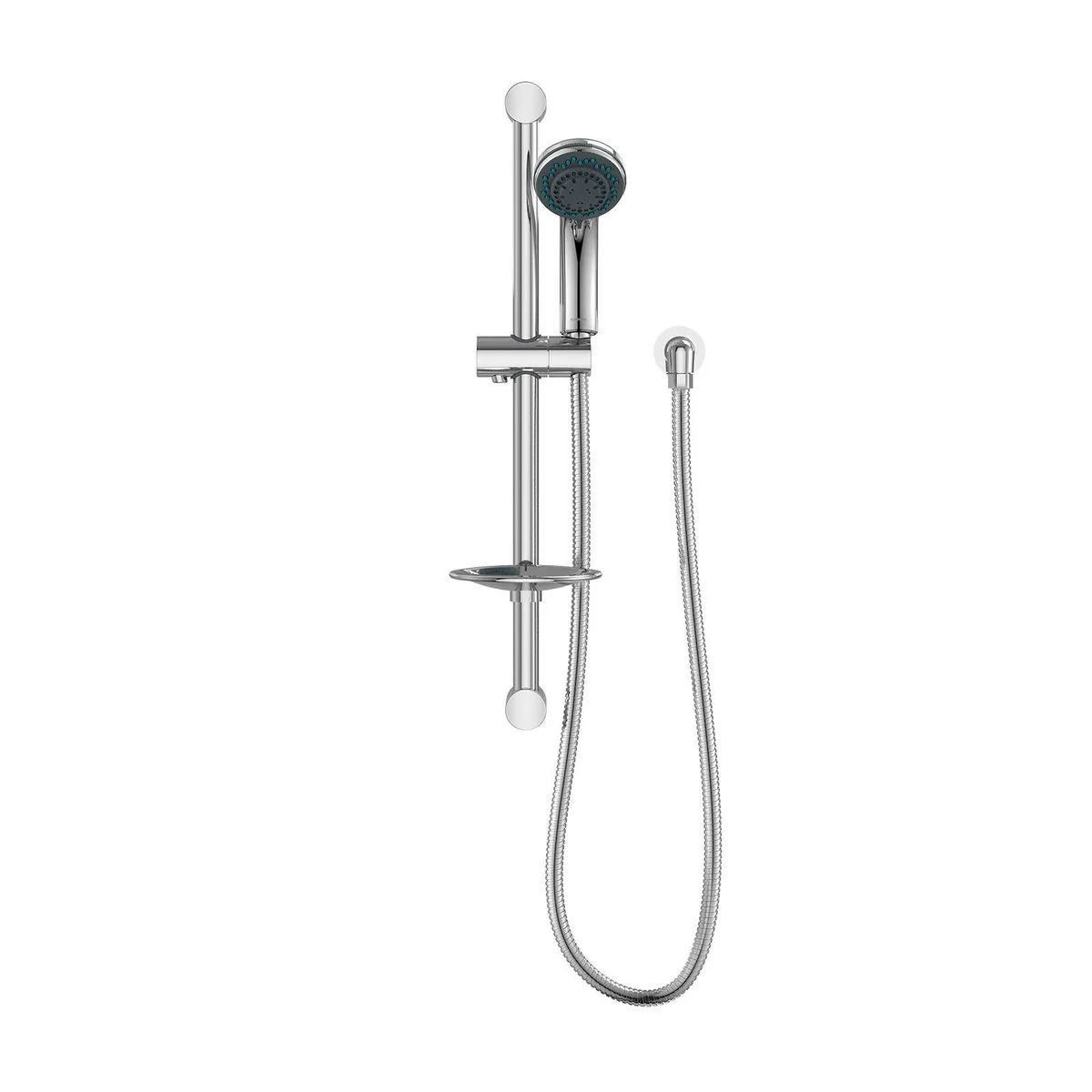 Flexipsray Chrome Bermuda Classic Rail Shower - 5 Function - 100mm - Adjustable - Image 2