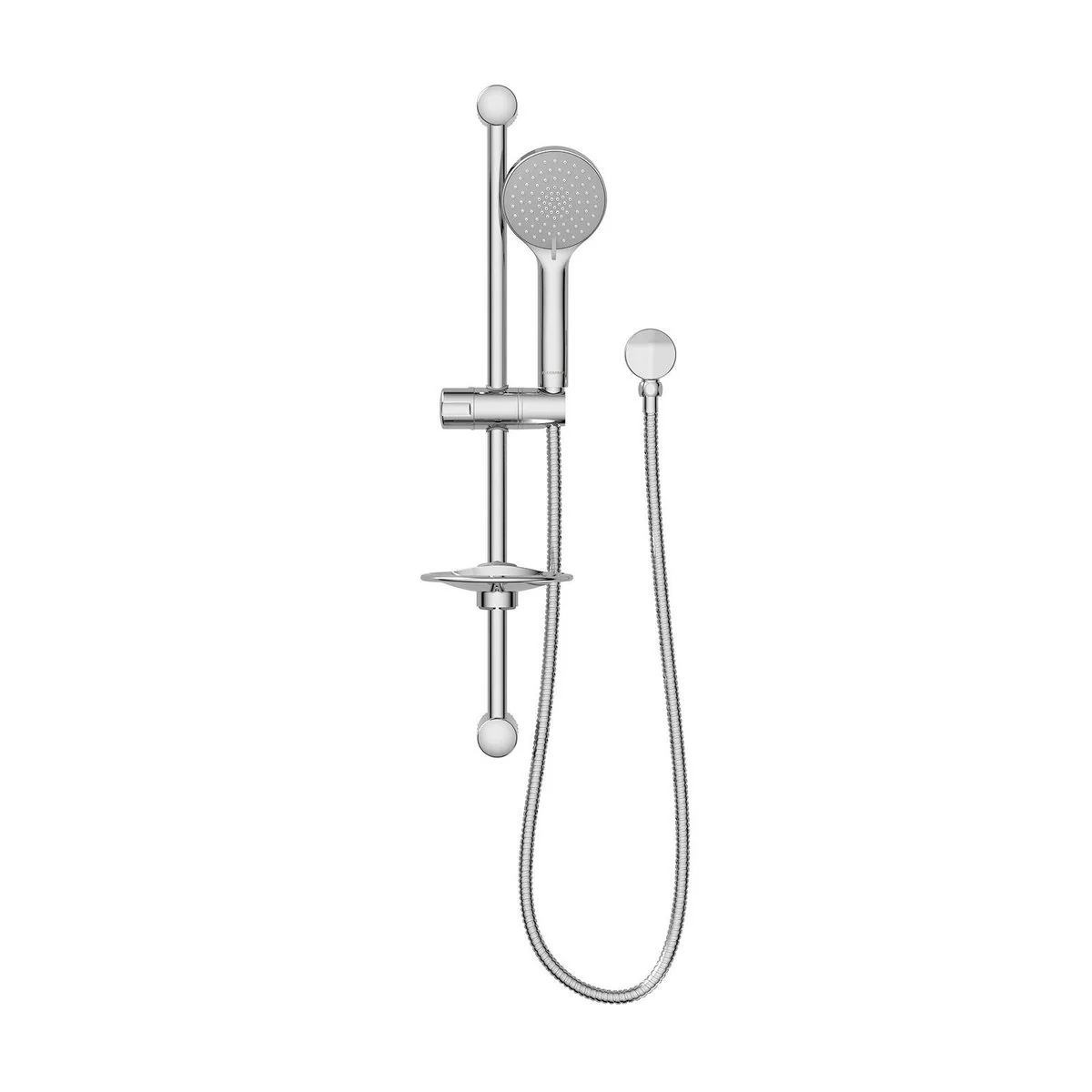 Flexispray Chrome Bermuda Rail Shower - 3 Function - 650mm - Adjustable - Image 3