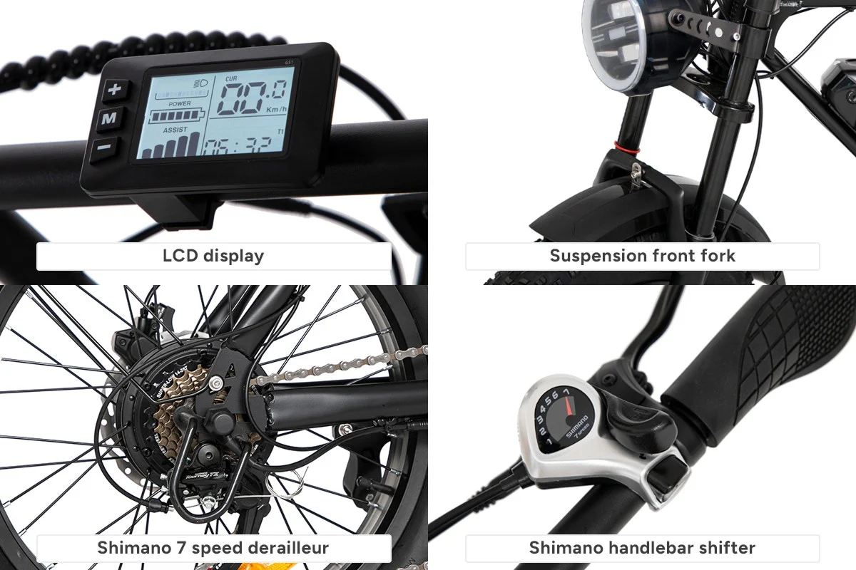 Fortis FatBro 48V 10.4Ah Fat Tyre Electric Bike - Image 10