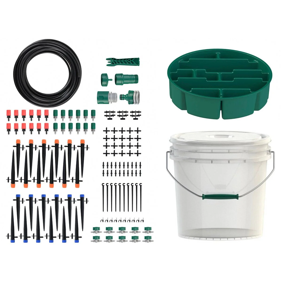 Garden Basics Drip Irrigation Kit - 255mm x 250mm - Efficient Watering System