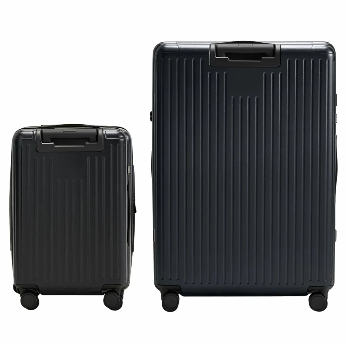 Globite Durable 2-Piece Luggage Set with 4 Packing Cubes Black Polycarbonate - Image 9