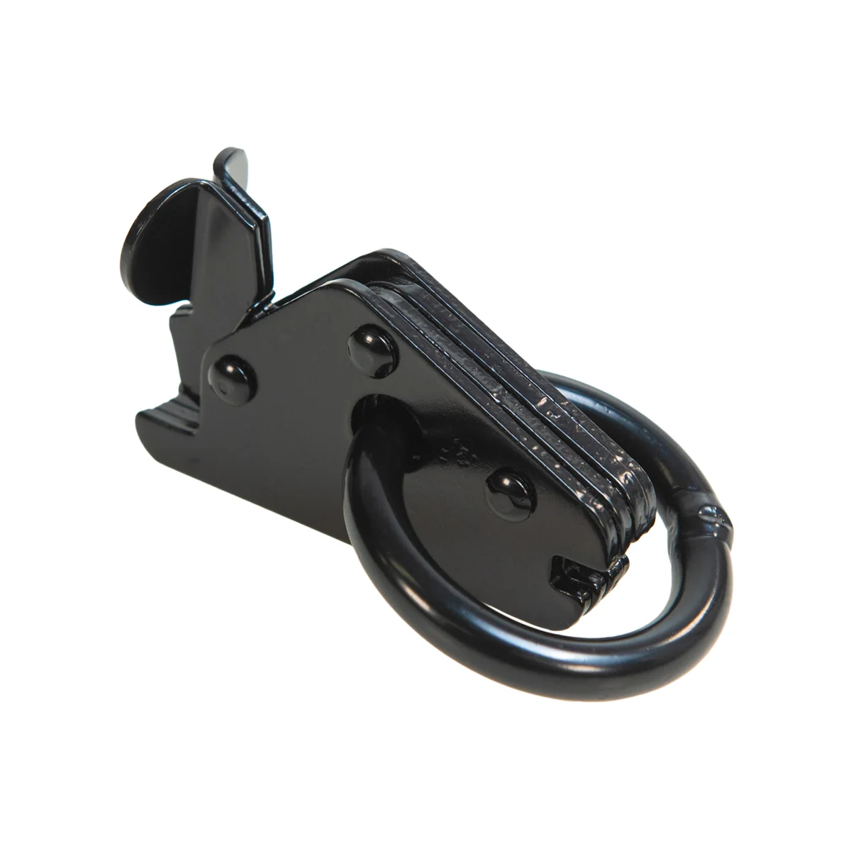 Grunt 50mm Black O Ring E Track Fitting - Heavy-Duty Cargo Securement