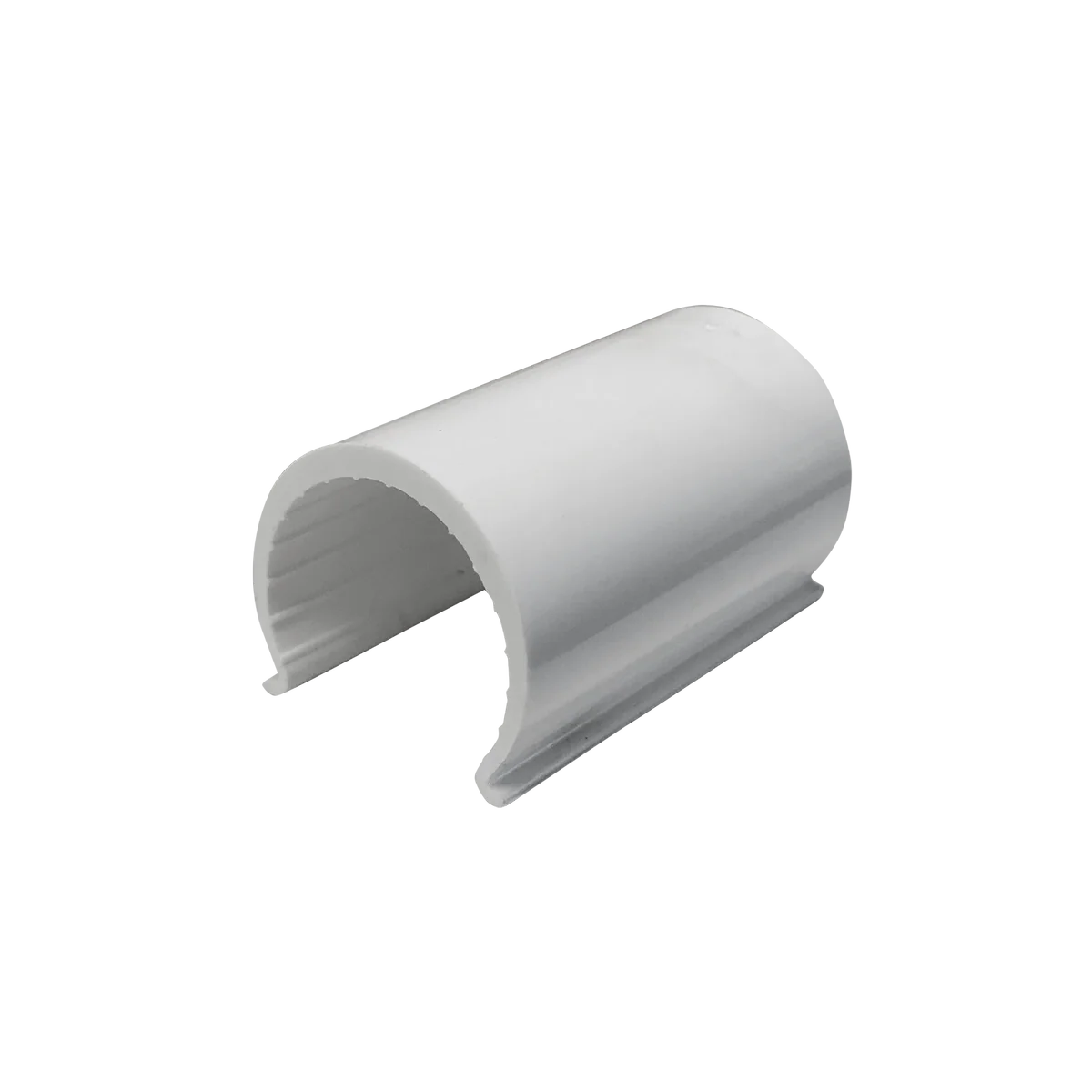Holman 20mm Ezyfit PVC Snap Clamp - White - 20mm x 20mm x 50mm