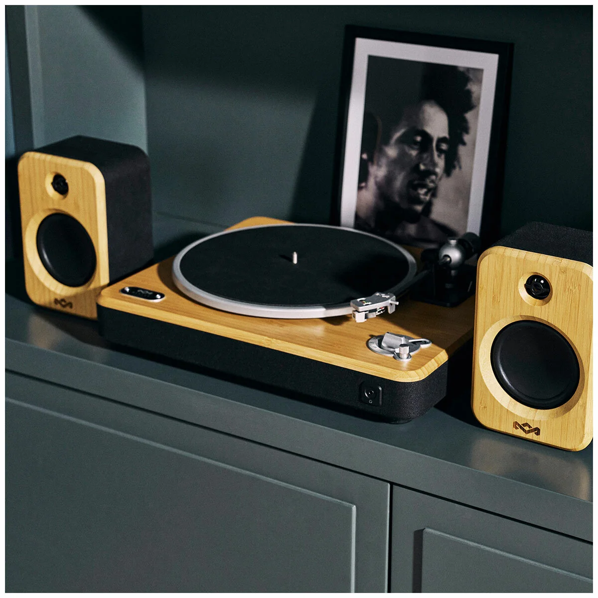 House of Marley Stir It Up Wireless 2+ EM-JT305-SB Bluetooth 5.3 Black/Timber - Image 2