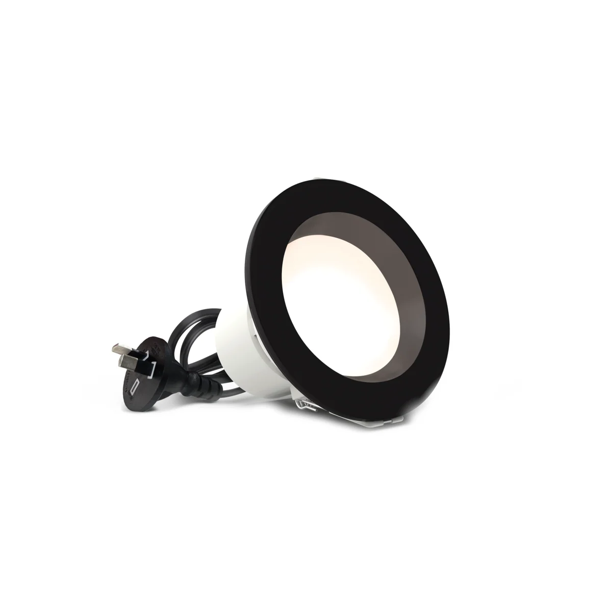 HPM Zyla LED Downlight 5W 70mm Black - Tri Colour - Dimmable - IP44