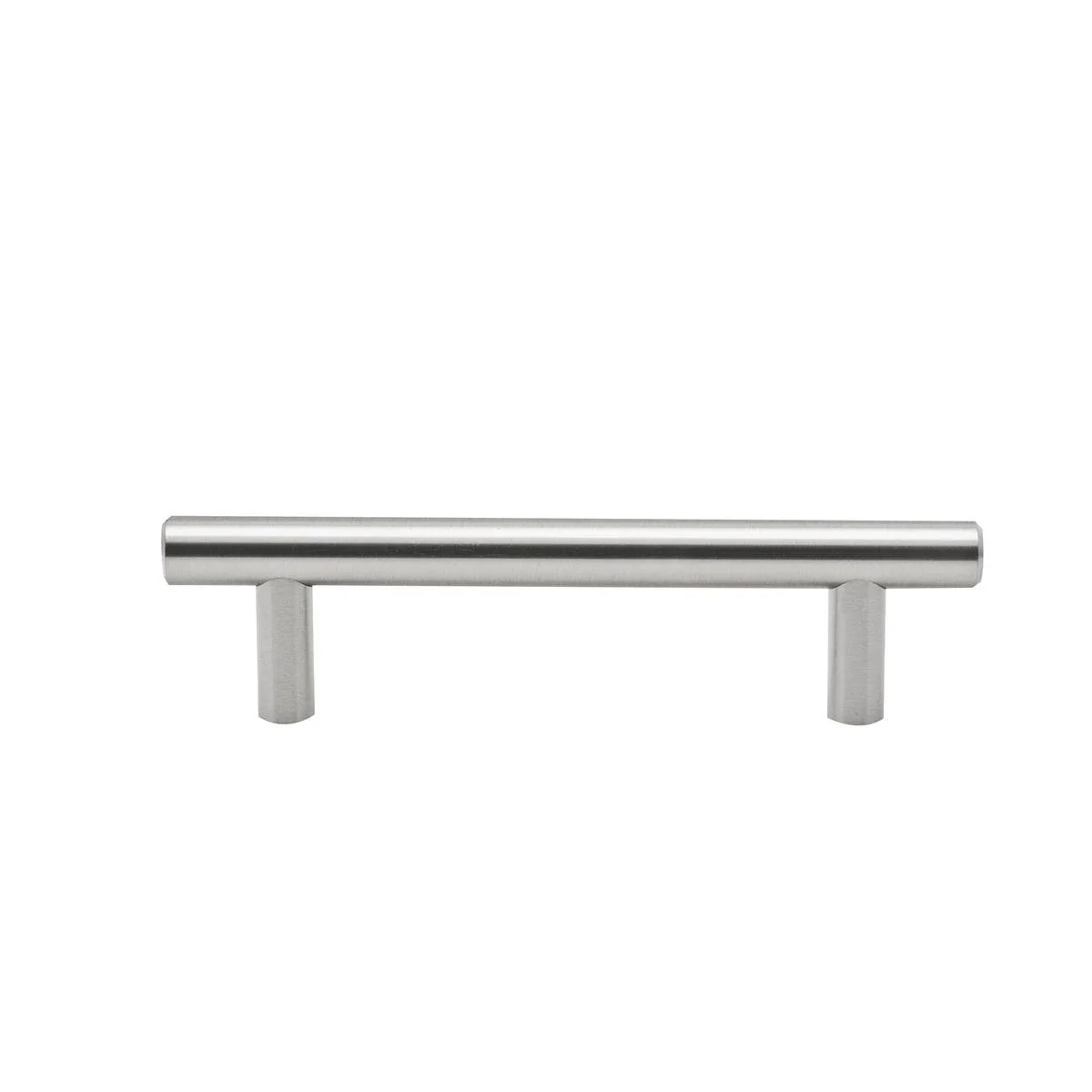 Ikonic 128mm Brushed Nickel Cupboard T Handle 10 Pack Easy Install