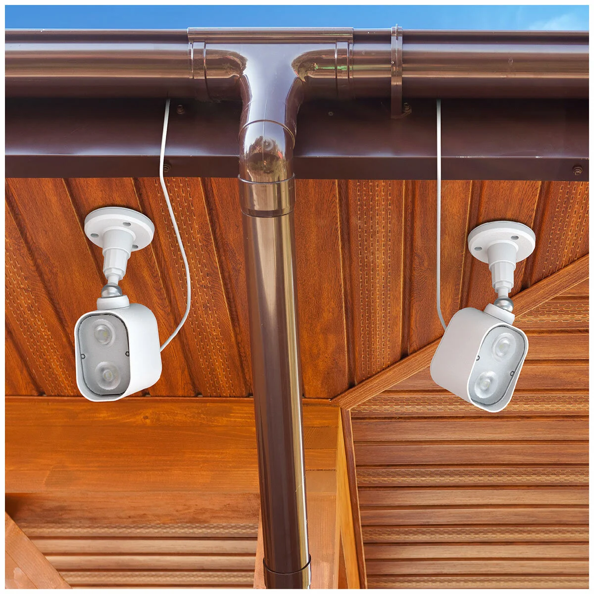Infinity X1 Solar Security Motion Lights 2 Pack White Rechargeable - Image 5